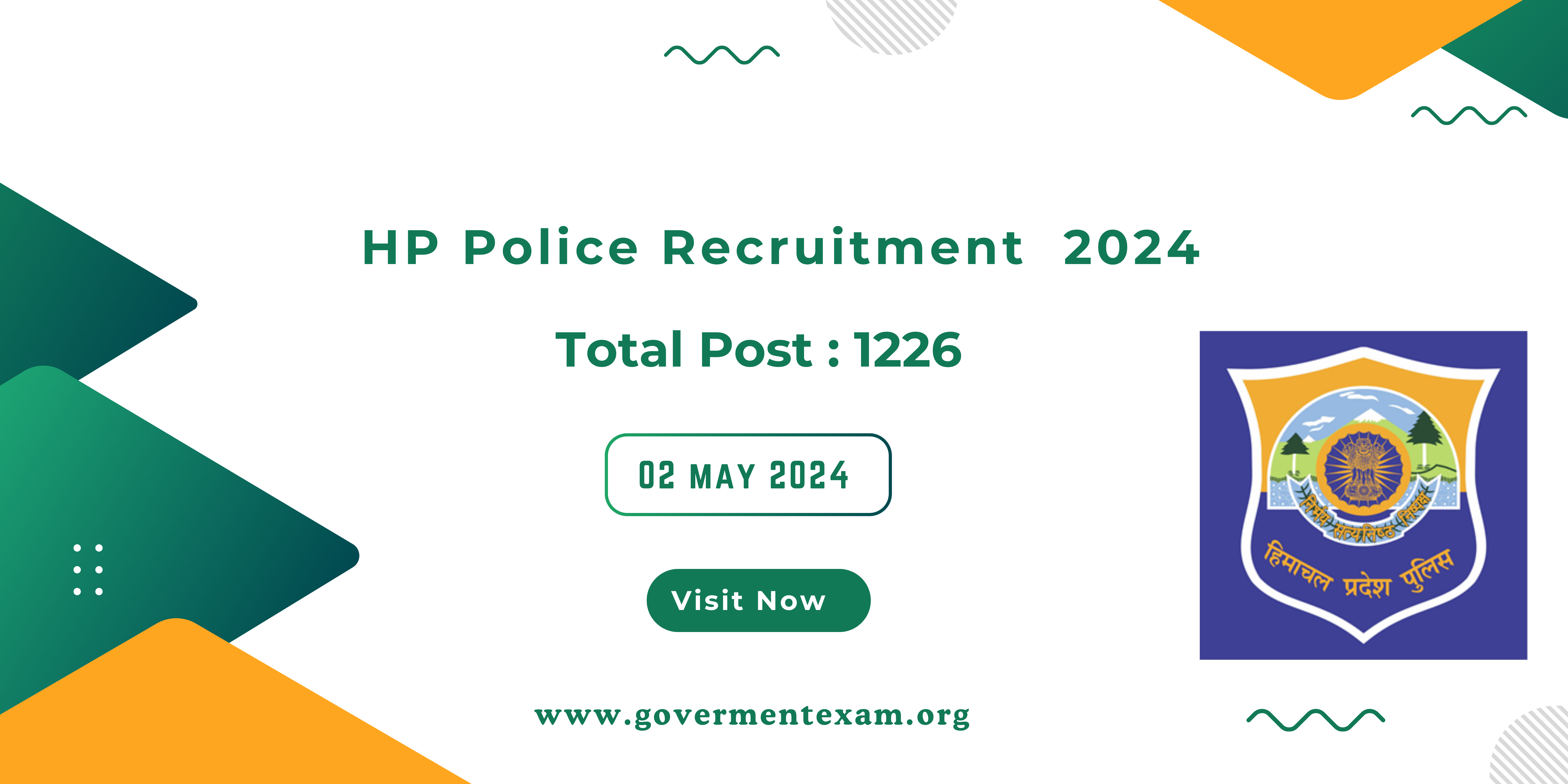 The Himachal Pradesh Police Department Announces Recruitment for 2024:  1226 Vacancy